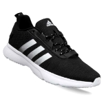 B038 Black athletic shoes