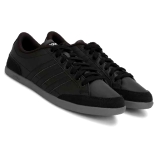 A046 Adidas Black Shoes training shoes