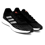 AG018 Adidas Black Shoes jogging shoes