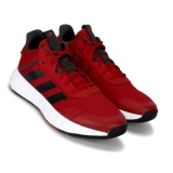 AZ012 Adidas Red Shoes light weight sports shoes