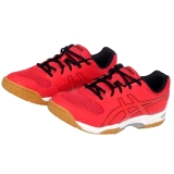 R037 Red Badminton Shoes pt shoes
