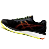 A038 Asics Black Shoes athletic shoes