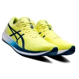 AZ012 Asics Yellow Shoes light weight sports shoes