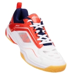 W050 White Badminton Shoes pt sports shoes