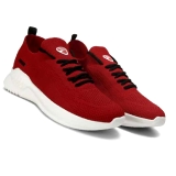 RN017 Red Walking Shoes stylish shoe