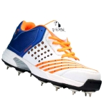 O026 Orange Cricket Shoes durable footwear
