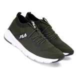 O027 Olive Branded sports shoes