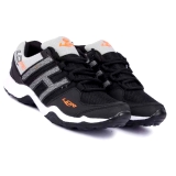 LZ012 Lancer Black Shoes light weight sports shoes
