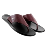 MW023 Maroon Sandals Shoes mens running shoe