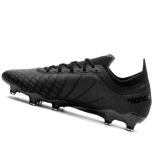 B048 Black Football Shoes exercise shoes
