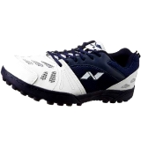 W042 White Cricket Shoes shoes 2024