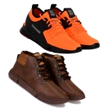 OG018 Orange jogging shoes