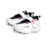 B030 Black Cricket Shoes low priced sports shoes