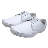 WR016 White Laceup Shoes mens sports shoes