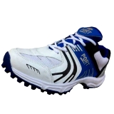 W048 White Cricket Shoes exercise shoes