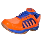 OZ012 Orange Badminton Shoes light weight sports shoes