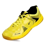 YF013 Yellow Badminton Shoes shoes for mens