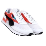 W050 White pt sports shoes