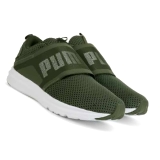 O038 Olive athletic shoes