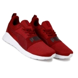 PZ012 Puma Maroon Shoes light weight sports shoes