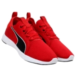 PK010 Puma Red Shoes shoe for mens