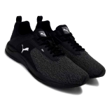 P030 Puma Black Shoes low priced sports shoes