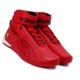 P047 Puma Red Shoes mens fashion shoe