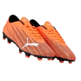 OE022 Orange Football Shoes latest sports shoes