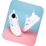 P034 Puma White Shoes shoe for running
