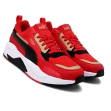 P027 Puma Red Shoes Branded sports shoes