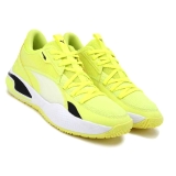 Y029 Yellow Badminton Shoes mens sneaker