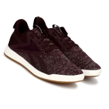 MR016 Maroon mens sports shoes