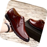 RF013 Red Laceup Shoes shoes for mens