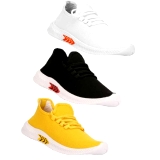 YM02 Yellow Sneakers workout sports shoes