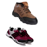 BU00 Brown Trekking Shoes sports shoes offer