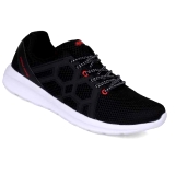 SG018 Sparx Black Shoes jogging shoes