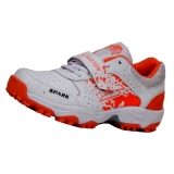OF013 Orange Cricket Shoes shoes for mens