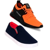 O032 Orange Under 1000 Shoes shoe price in india