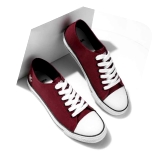 MJ01 Maroon Canvas Shoes running shoes