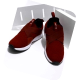 MJ01 Maroon Walking Shoes running shoes