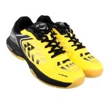 YB019 Yellow Badminton Shoes unique sports shoes