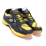 Y026 Yellow Badminton Shoes durable footwear