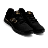 LR016 Lotto Black Shoes mens sports shoes