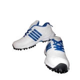WV024 White Cricket Shoes shoes india